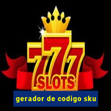 gerador de codigo sku